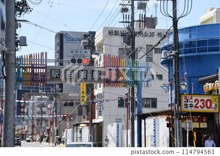 名古屋站「站西銀座」招牌及直線新幹線建設 名古屋站「站西銀座」招牌及直線新幹線建設 114794561