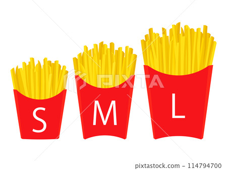 French Fries Size French Fries Size 114794700