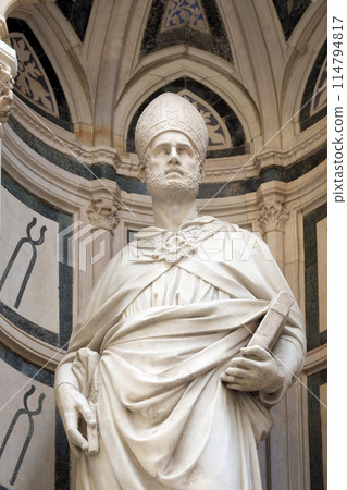Saint Eligius by Nanni di Banco, Orsanmichele Church in Florence, Tuscany, Italy 114794817