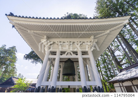 初夏的高野山、團上伽藍、大塔鐘、高野四郎 114795004