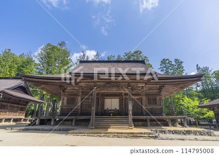 初夏的高野山團上伽藍殿 初夏的高野山團上伽藍殿 114795008