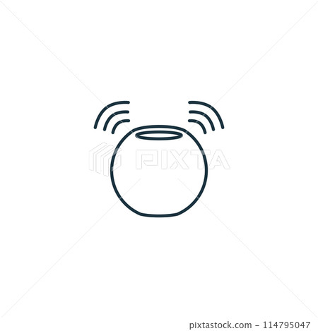 Homepod icon. Monochrome simple Virtual Assistant icon for templates, web design and infographics Homepod icon. Monochrome simple Virtual Assistant icon for templates, web design and infographics 114795047