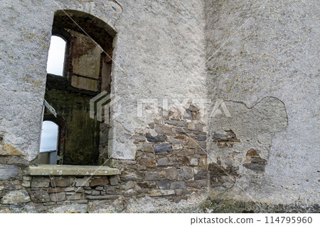The remains of Wardtown castle in Ballyshannon, County Donegal, Ireland 114795960