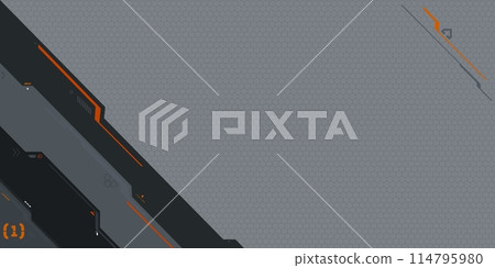 Carbon Abstract Mecha Gundam Metaverse Tech Futuristic Cyber Gaming Geometric Background 114795980