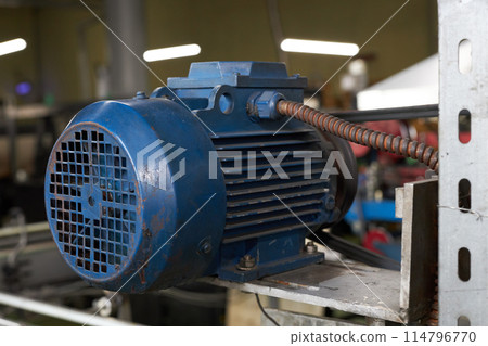 Old production machinery Old production machinery 114796770