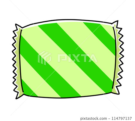 Simple, individually wrapped candy (diagonal lines) solid color Simple, individually wrapped candy (diagonal lines) solid color 114797137