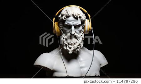 White marble statue 114797280