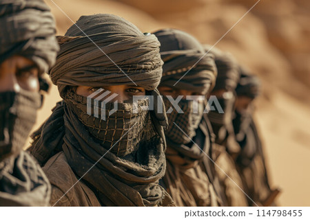 rebel militant terrorist guerrilla concept 114798455