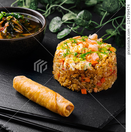 Asian cuisine delight 114799474