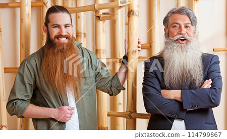 Man with long beard (AI generated image) 114799867