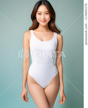 模特兒風格 年輕女模特兒 114800378