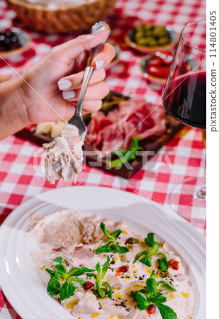 Delicious italian cuisine 114801405