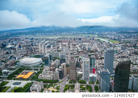 台北，台灣的城市景觀 114801427