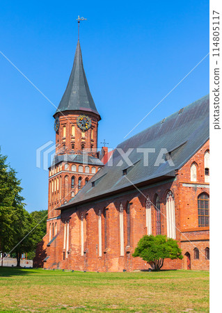 Konigsberg Cathedral exterior on a summer sunny day, Konigsberg Cathedral exterior on a summer sunny day, 114805117