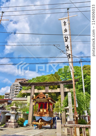 Sumiyoshi Shrine at the Ome Festival, Tokyo 114806033