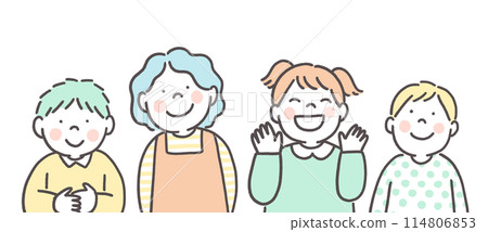 Smiley children 114806853