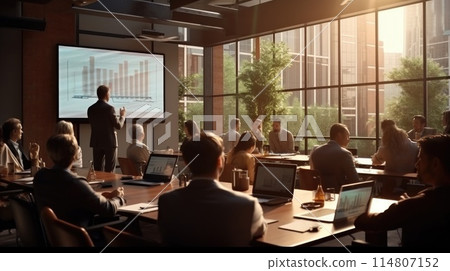 Conference training planning or learning coaching. Business concept. Strategizing Success. Business Conference training planning or learning coaching. Business concept. Strategizing Success. Business 114807152