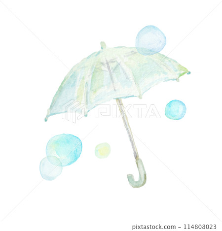 水彩畫的六月雨形象 水彩畫的六月雨形象 114808023