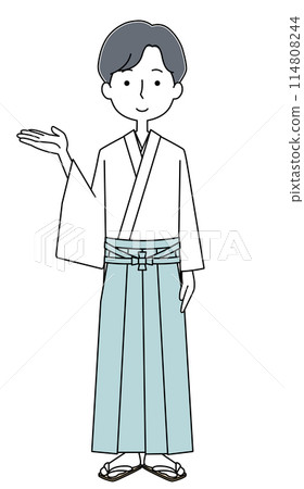 Illustration of a male chief priest 114808244