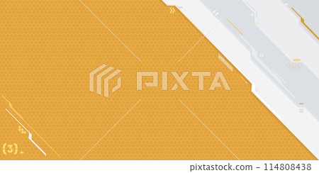 Trendy Carbon Abstract Mecha Metaverse Tech Futuristic Cyber Gaming Geometric Background Art 114808438