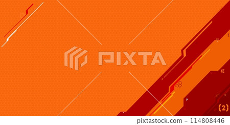 Trendy Carbon Abstract Mecha Metaverse Tech Futuristic Cyber Gaming Geometric Background Art 114808446