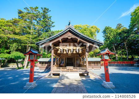 初夏的宗像大社 福岡縣宗像市中津宮大島 114808526