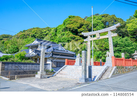 初夏的宗像大社 福岡縣宗像市中津宮大島 114808554