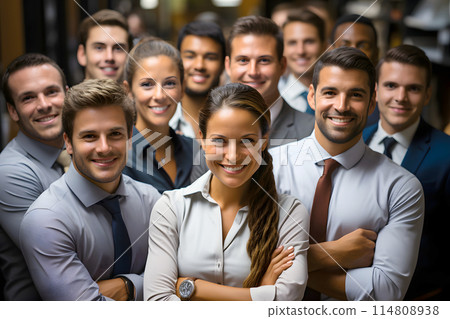 business successful laughing group in office. finance team.  business successful laughing group in office. finance team.  114808938