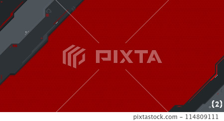 Trendy Carbon Abstract Mecha Metaverse Tech Futuristic Cyber Gaming Geometric Background Art 114809111
