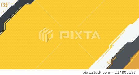 Trendy Carbon Abstract Mecha Metaverse Tech Futuristic Cyber Gaming Geometric Background Art 114809155