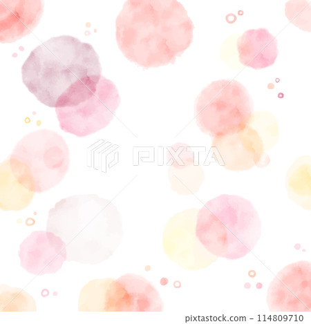 Watercolor fluffy pattern pink gentle color 114809710