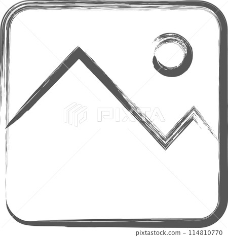 Brush-written mini icon photo 114810770