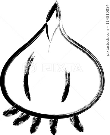 蔬菜書法單項圖示洋蔥 蔬菜書法單項圖示洋蔥 114810854