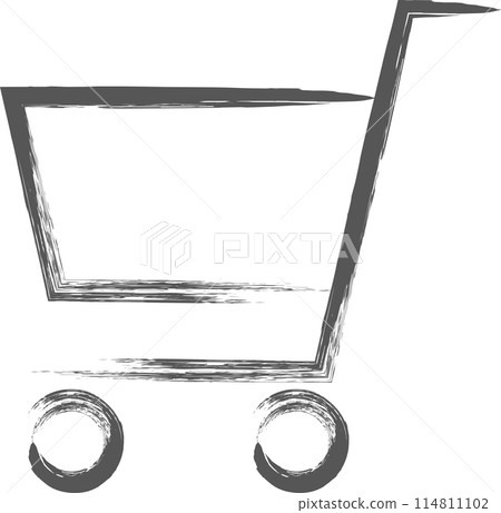Brush-drawn mini icon: Camper Brush-drawn mini icon: Camper 114811102