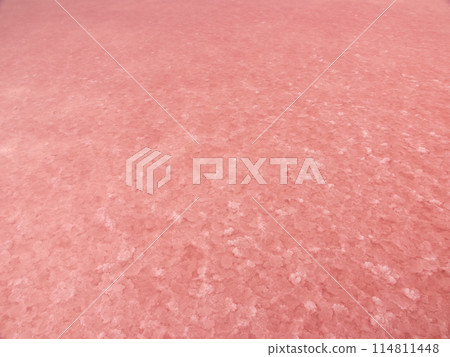 Natural Salt Crystal Flakes, Close-up Texture. Salty Lake Beauty Pattern 114811448