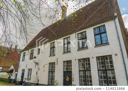 Belgium Bruges Beguinage World Heritage Site Belgium Bruges Beguinage World Heritage Site 114811666
