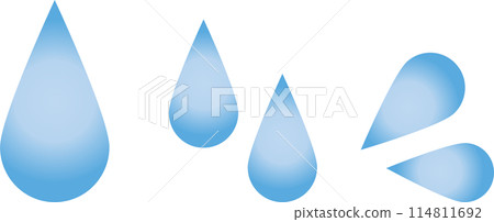滴水滴圖標集 114811692