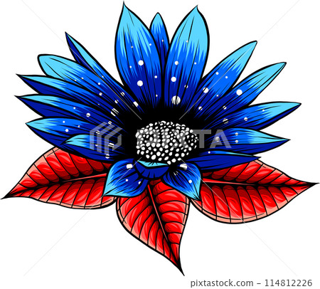 vector illustration Decorative floral background with flowers vector illustration Decorative floral background with flowers 114812226