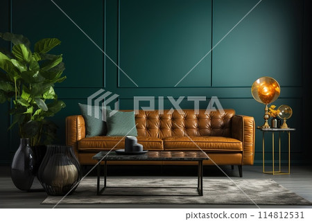 interior design, living room luxury style, generative ai 114812531