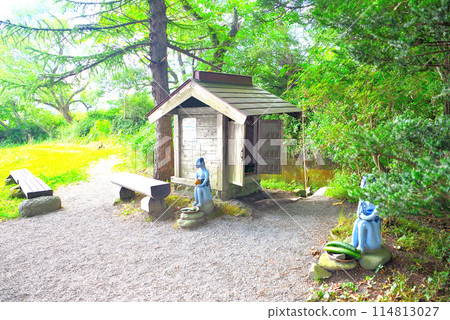 Tohoku, Tono, Kappabuchi, Tono City, Iwate Prefecture, next to Kappabuchi, a shrine to the goddess of milk where pregnant women pray for milk production. 114813027