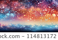 Serene Pastel Sky With Twinkling Stars and Soft Clouds at Twilight 114813172