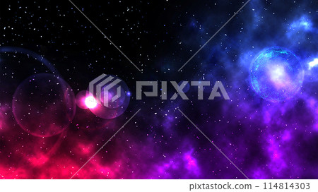 Colorful space nebula image material Colorful space nebula image material 114814303