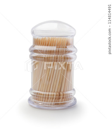The toothpicks isolated on white. The toothpicks isolated on white. 114814491