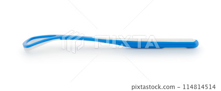 The tongue cleaner isolated on white. The tongue cleaner isolated on white. 114814514