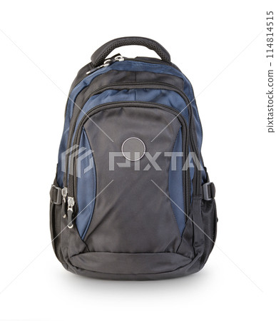 New backpack isolated on white. New backpack isolated on white. 114814515
