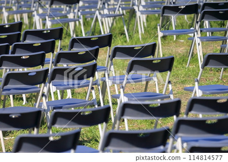 Lined pipe chairs image 114814577