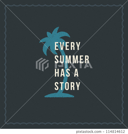 Summer holidays typography inspirational quote design for poster or apparel vector illustration. Summer holidays typography inspirational quote design for poster or apparel vector illustration. 114814612