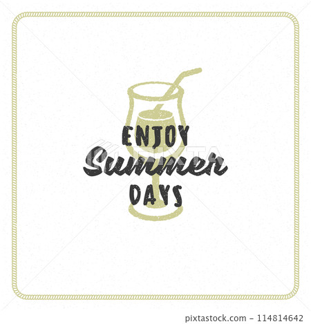 Summer holidays typography inspirational quote design for poster or apparel Summer holidays typography inspirational quote design for poster or apparel 114814642
