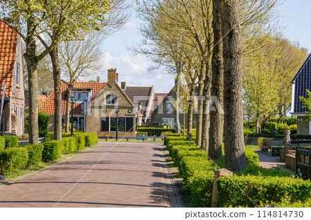 the island of ameland in the dutch north sea 114814730