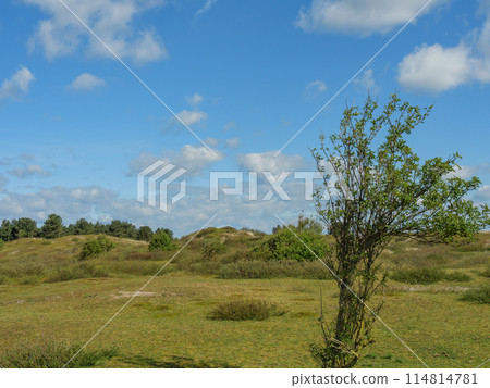 the island of ameland in the dutch north sea 114814781